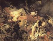 Eugene Delacroix Eugene Delacroix De kill of Sardanapalus oil painting reproduction